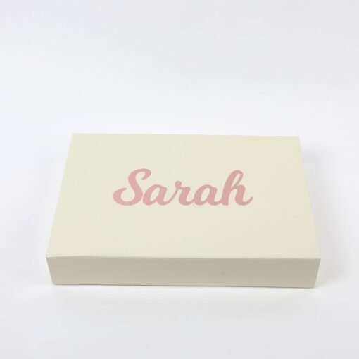 personalised pink gift box