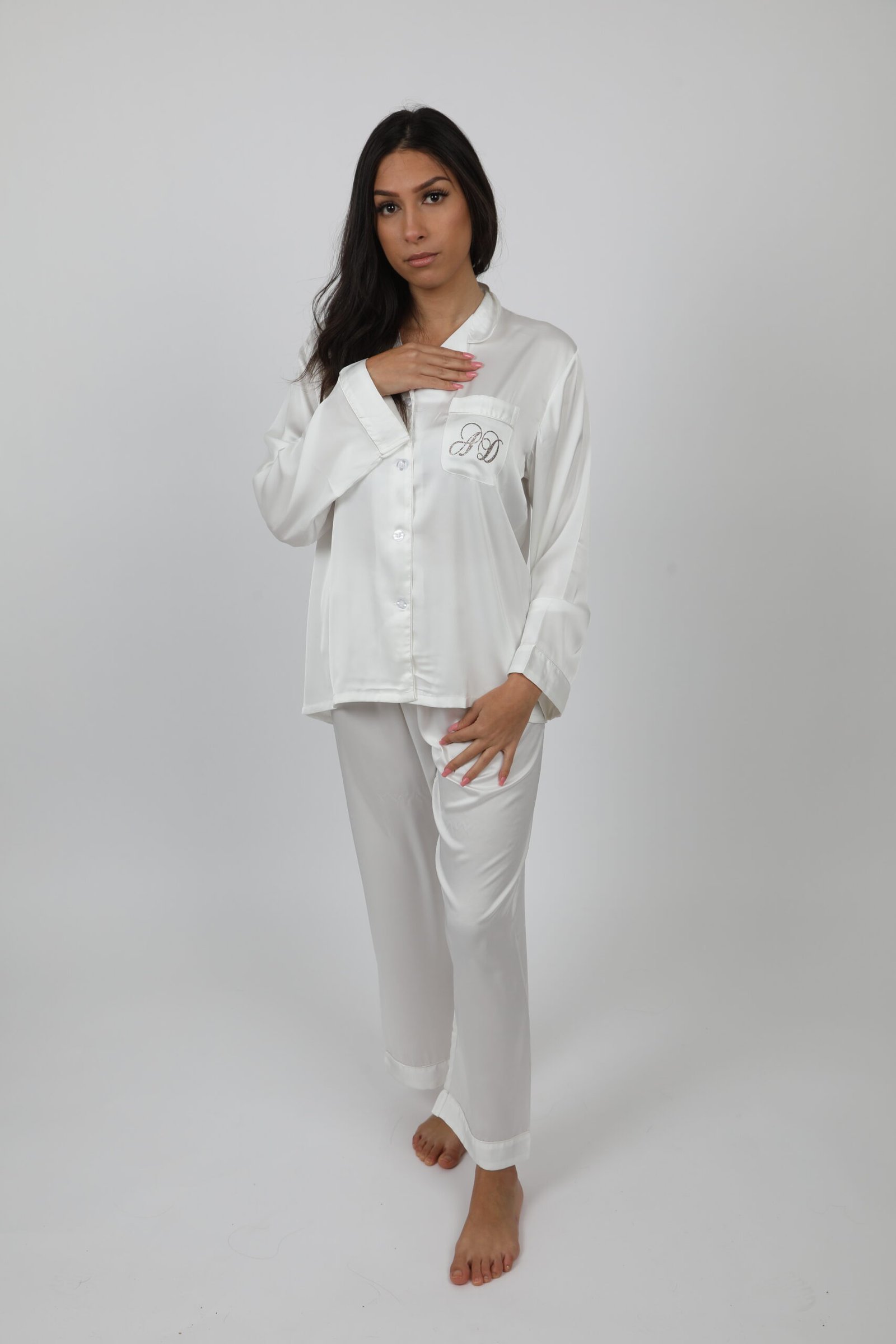 Pyjama satin personnalisé femme - Homedress - 49€