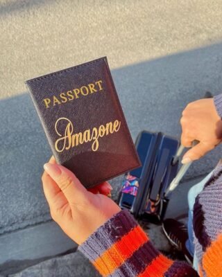 Protège passeport personnalisé Amazone