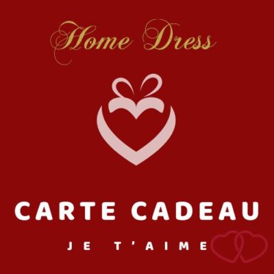 Je t'aime carte cadeau